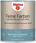 Alpina Feine Farben Lack No. 14 Ruhe des Nordens - graublau 750 ml