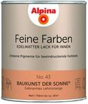Alpina Feine Farben Lack No. 43 Baukunst der Sonne - lehmorange 750 ml