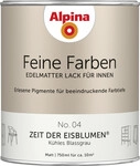 Alpina Feine Farben Lack No. 04 Zeit der Eisblumen - blassgrau 750 ml