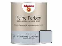 Alpina Feine Farben Lack No. 16 Steinblaue Schönheit blaugrau edelmatt 750 ml