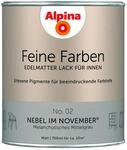 Alpina Feine Farben Lack No. 02 Nebel im November - mittelgrau 750 ml