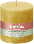 Bolsius Rustik Stumpenkerze honigwabengelb, H&ouml;he: 10 cm, &Oslash; 10 cm