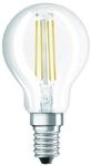 Osram LED Leuchtmittel 5er Pack Tropfenform P40, E14, 4W, warmwei&szlig;, klar