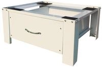 Respekta Waschmaschinen Erh&ouml;hung mit Schublade 30 x 63 x 56,5 cm (H x B x T) wei&szlig;