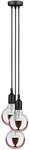Paulmann Neordic 3er Pendelleuchte Ketil schwarz 10 cm E27 20 W dimmbar