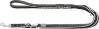 Hunter Hundeleine F&uuml;hrleine verstellbar Hilo 2 m x 2,5 cm anthrazit