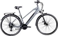 Z&uuml;ndapp E-Bike Trekking Z810 Damen 28 Zoll 8-Gang 550 Wh grau