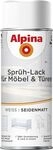Alpina Spr&uuml;hlack f&uuml;r M&ouml;bel & T&uuml;ren 400 ml wei&szlig; seidenmatt
