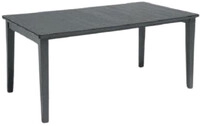 Tisch Futura 165 x 94 x 75 cm, rechteckig, anthrazit