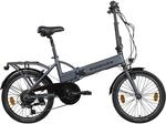 Z&uuml;ndapp E-Bike Faltrad Z101 20 Zoll RH 37cm 6-Gang 270 Wh silber