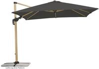 Schneider Sonnenschirm Rhodos Twist Woody anthrazit 300 x 300 cm