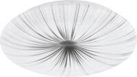 Eglo LED Deckenleuchte Nieves wei&szlig;-silber &Oslash; 41 cm warmwei&szlig;