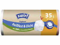 Swirl® Zugband-Müllbeutel 35 L Reißfest & Dicht GLO655401043