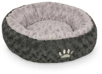 Nobby Kuschelbett Donut Seoli rund dunkelgrau/hellgrau