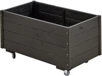 Plus Pflanzkasten mit R&auml;der RAL 9005 Schwarz