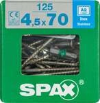 Spax Universalschrauben 4.5 x 70 mm TX 20 - 125 St&uuml;ck Edelstahl