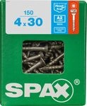 Spax Universalschrauben 4.0 x 30 mm TX 20 Senkkopf - 150 St&uuml;ck Edelstahl