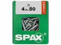 Spax Universalschrauben 4.5 x 50 mm TX 20 - 75 Stk. GLO763031714