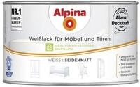Alpina Wei&szlig;lack f&uuml;r M&ouml;bel & T&uuml;ren 300 ml wei&szlig; seidenmatt