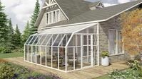 Canopia Gew&auml;chshaus Sun Room PVC wei&szlig; 508 x 257 cm