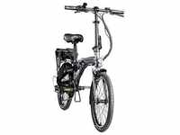 Zündapp E-Bike Faltrad Z120 20 Zoll RH 28cm 7-Gang 374,4 Wh schwarz grau