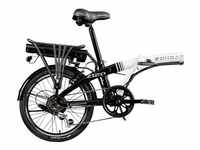 Zündapp E-Bike Faltrad Z120 20 Zoll RH 28cm 7-Gang 374,4 Wh schwarz weiß