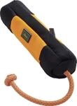 Hunter Hundespielzeug Trainer Snack Dummy mit Seil 35 cm orange/schwarz