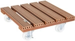 Wagner Pflanzenroller WPC 39 x 39 cm terrakotta