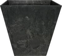 Artstone Topf Ella 30 x 30 x 29 cm schwarz
