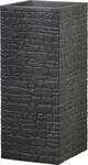 Scheurich Pflanzgef&auml;&szlig; Muretto High Serie 247 schwarz granit 60 cm