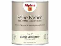 Alpina Feine Farben Lack No. 32 Zartes Leuchten lichtgelb edelmatt 750 ml