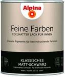 Alpina Feine Farben Lack Klassisches Matt-Schwarz 750 ml