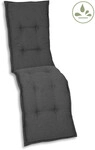 GO-DE Relax-Auflage 170 cm x 50 cm x 7 cm, grau, anthrazit