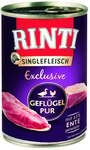 Rinti Singlefleisch Exclusive Hundenassfutter Adult getreidefrei 400 g Gefl&uuml;gel