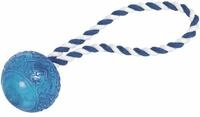 Nobby TPR Ball mit Seil blau 26 cm