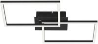 Briloner LED-Deckenleuchte Frame 50 x 39 cm schwarz dimmbar warmwei&szlig;
