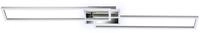 Briloner LED-Deckenleuchte Frame chrom 110 x 24,8 cm CCT dimmbar