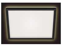 Briloner LED Panel Slim 29,3 cm, schwarz, ultraflach CCT
