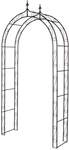 TrendLine Rosenbogen Natalia 121 x 40 x 248 cm