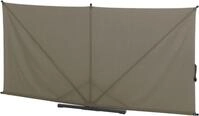 Siena Garden Sichtschutz Ben 150x280 cm taupe Gestell aus Stahl,Polyester