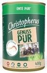 Christopherus Pur Hundenassfutter Single Protein getreidefrei 400 g Ente