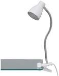 Briloner LED Klemmleuchte Grip wei&szlig; 28,5 x 7 cm warmwei&szlig;