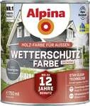 Alpina Wetterschutzfarbe 0,75 L basaltgrau