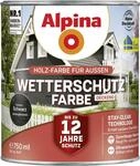 Alpina Wetterschutzfarbe 0,75 L schwarz