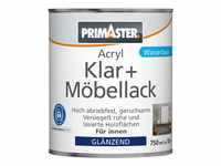 Primaster Klar und Möbellack 750 ml farblos glänzend GLO765152824