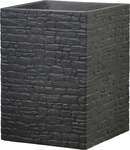 Scheurich Pflanzgef&auml;&szlig; Muretto High 38 x 38 x 54 cm schwarz granit