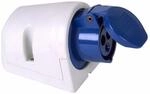 PCE Caravan-CEE-Wandsteckdose 3-polig 16A blau IP 44