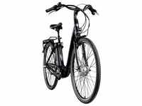 Zündapp E-Bike City Green 2.7 Damen 28 Zoll RH 48cm 3-Gang 374 Wh schwarz blau
