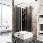 Schulte Komplettduschkabine Korfu II 94 x 110 x 215 cm mit Boiler, Pumpe