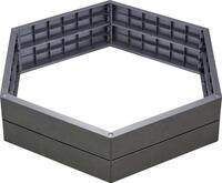 Garantia Hochbeet Ergo 6-eck &Oslash; 110 cm x 25 cm